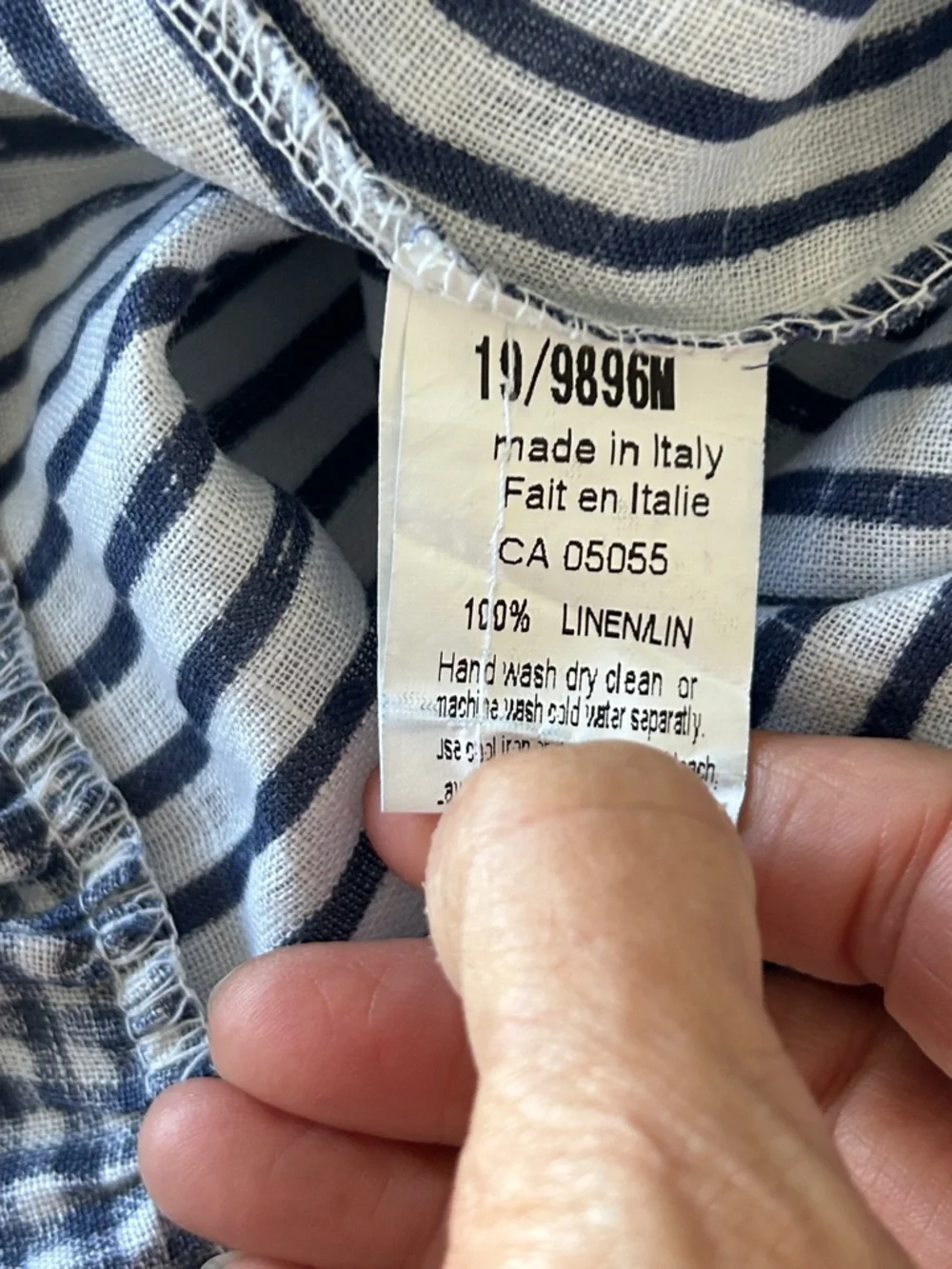 Polka Dot and Striped Women’s Dress - Picture 5 of 6